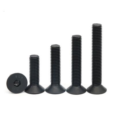 China General Industry Grade 10.9 Flat Head Black Screw for sale