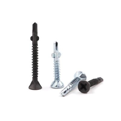 China General Industry Flat Head Self Drilling Self Tapping Screw With Wings for sale