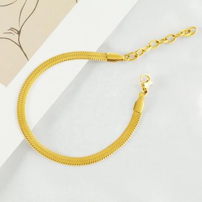 China Stainless Steel TRENDY Snake Fashion Direct Sale Exquisite Manufacturer Chain Bracelet For Women for sale