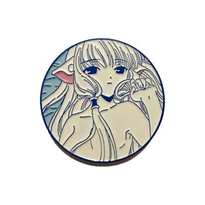 China North America Love Anime Pins Free Custom Your Own Metal Zinc Alloy Soft Hard Enamel Travel Lapel Pins Environmental Friendly Badge for sale