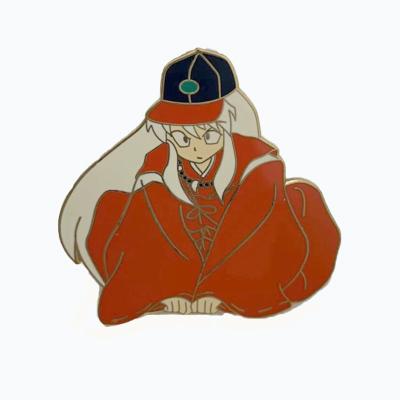 China Hot Selling North America Anime inuyasha Metal Pin Badges Supply Professional Customized Colorful Hard Enamel Lapel Pins for sale