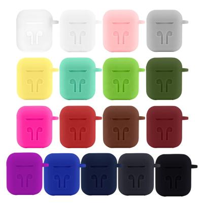 China 2019 Cheap Airpods Cover 2019 Anti-lost Non-slip Wireless Pocket Wireless Pouch Silicone Protective Case Cover for Apple AirPods original for sale