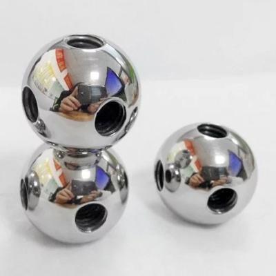 China Hardware accessories drilled ball and threaded ball for sale