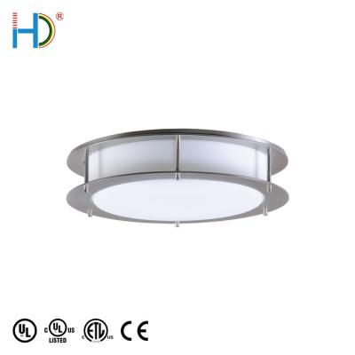 China Fast Delivery Outdoor Mounted Bedroom Living Room Light Frosted Nickel Glass Ceiling Lamp for sale