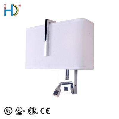 China Modern Decorative Art Deco Night Light White Polished Chrome Led Wall Lamp for sale