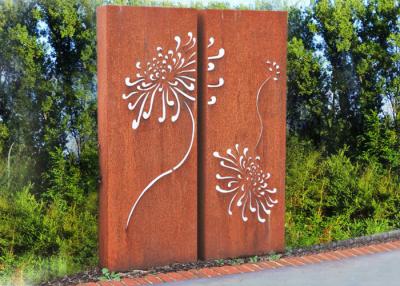 Cina Scultura d'acciaio della parete del metallo di Corten per altezza all'aperto dell'interno della decorazione 120cm in vendita