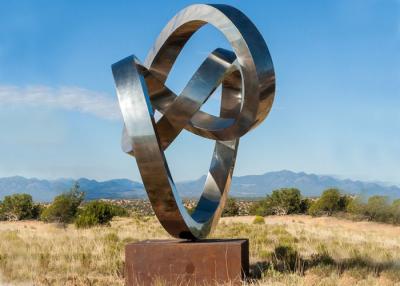 China Moderne Edelstahl-Skulptur-im Freien große Metallyard-Skulpturen zu verkaufen