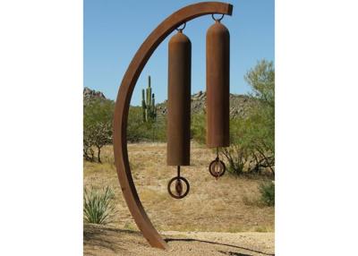 China SKULPTUR-, Yard-und Garten-Kunst-Skulptur Metallwind-Glockenspiel Corten Stahl zu verkaufen