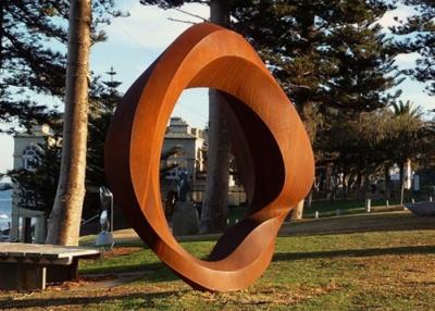 중국 Corten 강철은 조각품, 옥외 강철 조각품 예술 금속 정원 부식했습니다 판매용