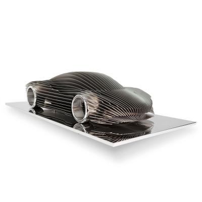 China Unique Stainless Steel Car Model Sculptures Customize Size And Color for sale