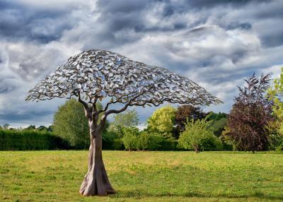 China Het openbare Openluchtbeeldhouwwerk van de de Standbeelden Decoratieve Commerciële Kunst van de Bronstuin Te koop