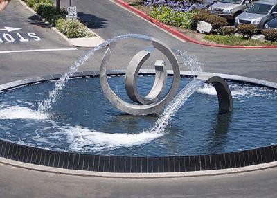 Cina Sabbiare la fontana all'aperto della cascata del giardino dell'acciaio inossidabile della caratteristica dell'acqua in vendita