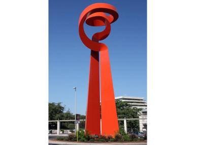 China Outside Large Contemporary Painted Sculpture Stainless Steel Corrosion Stability for sale