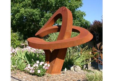 China ODM die Rusty Corten Steel Garden Metal-Beeldhouwwerk overweldigen Te koop