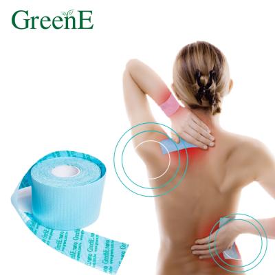 China GreenE Breathable Soft Acupuncture PAIN RELIEF BAND 500cm-ROL (Blue) for Athletes for sale