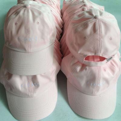 China JOINT Popular Pink Dad Hats Baseball Custom Logo / Black Dad Hat Embroidery Baseball Cap for sale