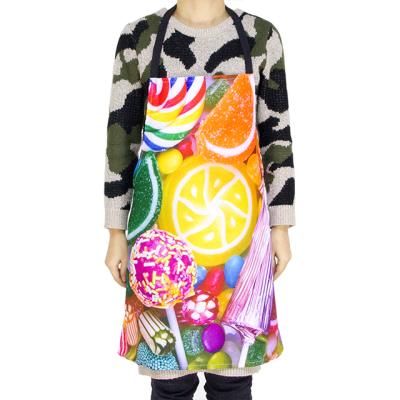 China Drink/Food Art Apron For Adults Full Body Apron Sublimation Full All Over Print Colorful Bib Men BBQ Apron for sale