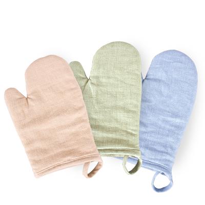 China Best Quality Viable Oven Mitts, High Temperature Resistance Canvas-Cotton Oven Mitts for sale