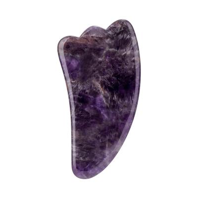 China Convenient it is worth buying amethyst material muscle massager anti-wrinkle massage facial stone for sale