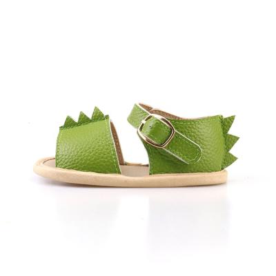 China Boys Flat Sandals Girls Summer Baby Shoes Toddler Leather Soft Anti-skid Unique Sandals for sale