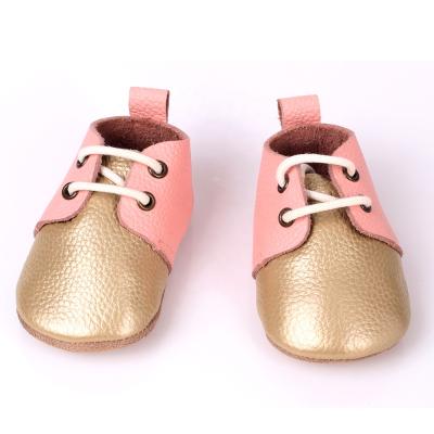 China Newborn Baby Boy Flat Leather Sports Shoes Newborn Baby Shoes In Bulk for sale