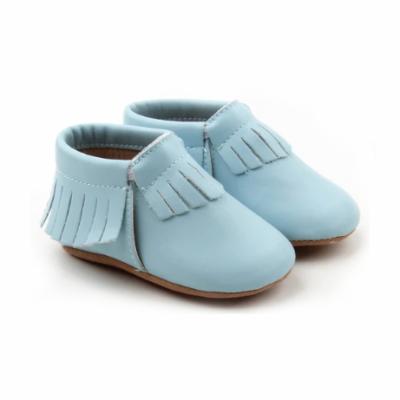 China Wholesale Size 0 - 24 Adorable Soft Shoes Size 0 - 24 Months Genuine Leather Baby Moccasins For Kids Boy for sale