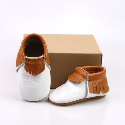 China Fashion Baby Newborn Infant Flat Shoes Prewalking Leather Baby Shoes for sale