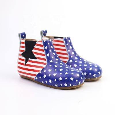 China Fashion Lightweight Wholesale Kids Latest Baby Zipper Genuine Leather Toddler Boots Kids Casual Shoes for sale