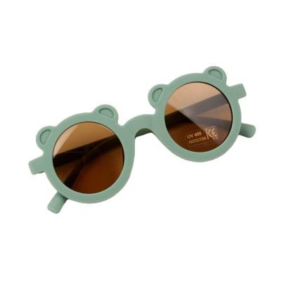 China Cute Toddler Bear Sunglasses Boys Girls Boys Girls Sunnies Unisex Sunnies UV400 Protection Fashion Sunglasses Age 2-7 for sale