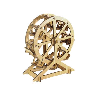 China Hot Sales Eco-Friendly Educational DIY 3D Puzzle For Kids Puzzle 3D Ferris Wheel Model Jigsaw 3d Puzzle for sale