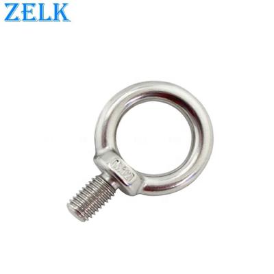 China Stainless Steel SUS304 316 JIS1168 Male Hardware High Polished Lifting Eye Bolt for sale