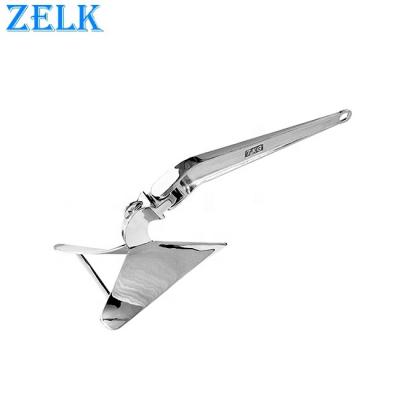 China Marine Mirror Polished Stainless Steel Plow Anchor For Boat for sale