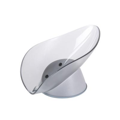 China Modern Creative Bathroom Soap Sheet Suction Cup Soap Box Holder Non-Piercing Toilet Draining Laundry Soap Box Shelf for sale