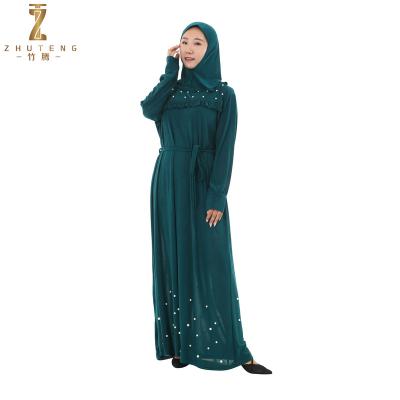 China OEM Custom Islamic Clothing Abaya Degisns Dress Women Muslim Abaya Party Wear Jubah Muslimah S-3XL for sale