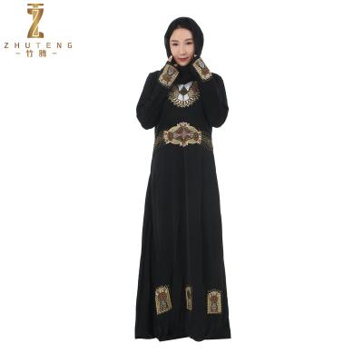 China OEM Custom Islamic Clothing Abaya Degisns Dress Women Muslim Abaya Party Wear Jubah Muslimah S-3XL for sale