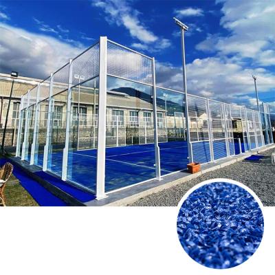 China Full view panoramic full view padel court tennis court paddle artificial grass for wholesale for sale