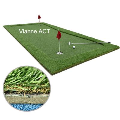 China exterior & INDOOR Portable Golf Hitting Custom Mat Golf Putter Mat for sale