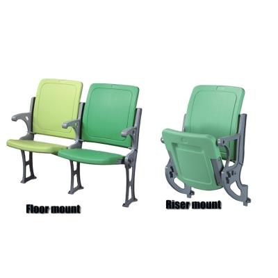 China Outdoor Anti-UV Fixed Plastic Stadium Folding Chair Seats Stadium Chairs CS-GZY-L for sale