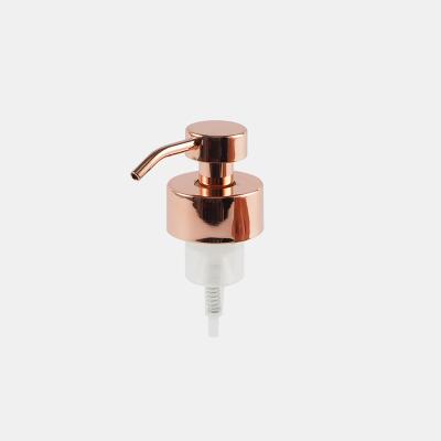 China Sustainable Custom Gold Pink Plastic Foam Cosmetic Foam Dispenser Glass Bottle With Foam Pump for sale