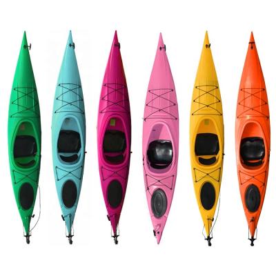 China High quality LLDPE sea/ocean/river canoe sit in sea single kayak with rotomolded plastic fishing kayak for sale