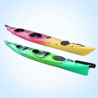 China Sea / Ocean / River Big Cockpit Sea Kayak Hard Sit In Kajak For Big Man for sale