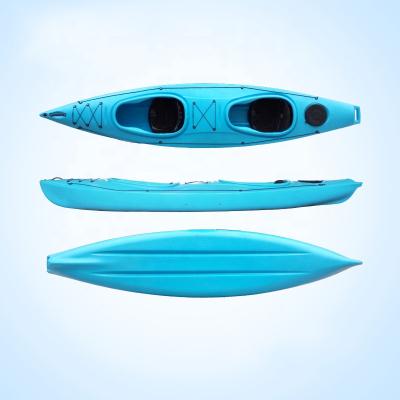 China Fishing Kayak Traveling Plastic Kayak Sit In Kayak LLDPE 2 Person Kayak Fishing Kayak For Outdoor Sport for sale