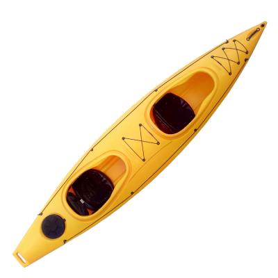 China Fishing Kayak Traveling Kayak Cabin Single Rowing Boat Sit Inside Two Persons Sea Fishing Single Seat Kayaks For Sale for sale