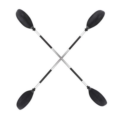 China Portable High Quality 4 Pieces Canoe Wholesale Canoe Paddle Shaft Adjustable Oars Alloy Paddle for sale