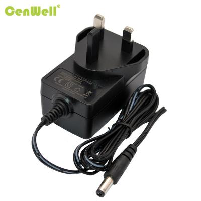 China CCTV Camera AC Power Adapter 16V 1A UK Plug With High Efficiency ENERGY POWER Black Or White Color for sale