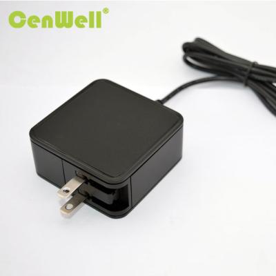 China Cenwell USA Plug 18W PD Power Adapter with DC Cable 5V3A/9V2A/12V1.5A Fast Charger Power Supply CW1805W-PD for sale