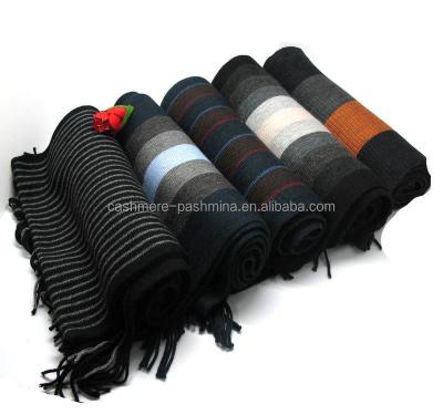 China Newest High Quality ColoursTricot Soft Soft Feeling Multi Scarf Knitted Wool Blend Scarf for sale