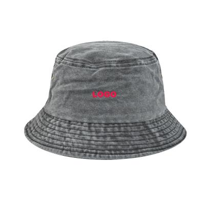 China Wholesale Casual 100% Cotton Embroidery Printed Logo Bucket Hat 2022 Custom Blank Bucket Hat for sale