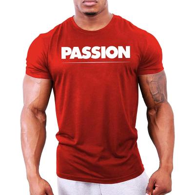 China GYM Fitness Low MOQ Custom Men's T-shirt Printing QUICK DRY High Quality Running T Shirt for sale