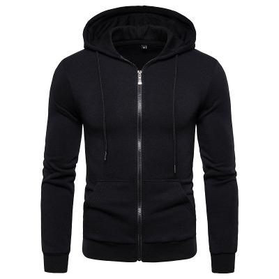 China Waterproof OEM Customized Casual Logo Fleece Warm French Terry Hoodies Jackets For Men For Four Seasons for sale